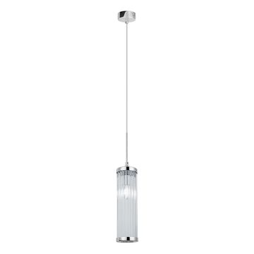 Светильник подвесной 1*E14 TADEO SP1 D100 CHROME/TRANSPARENTE хром Crystal Lux