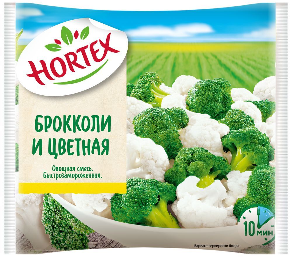 Брокколи и цветная капуста 400г Hortex