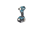 Аккумуляторный ударный бесщеточный шуруповерт Makita Т-Режим, 1/4", 180Нм, М5-М16, кейс, 2x5Ач DTD172RTJ