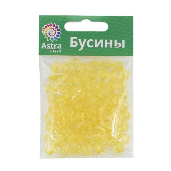 Бусины акрил ⌀8 мм, 25 г, Astra&Craft, 47