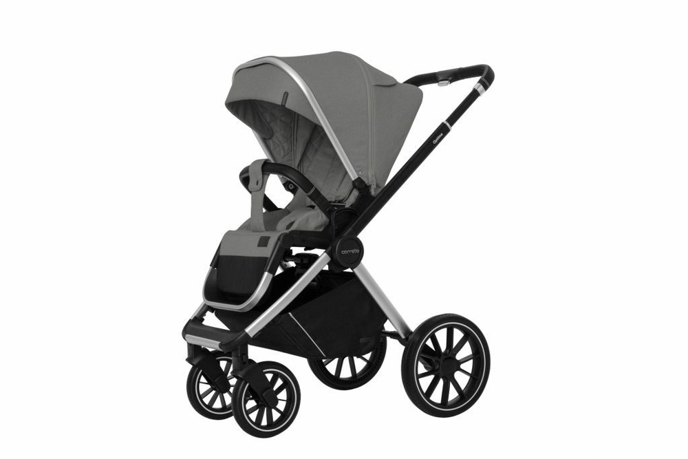 Коляска 2 в 1 Carrello Optima CRL-6503 / 2021, Mirror Grey (Светло-серый)