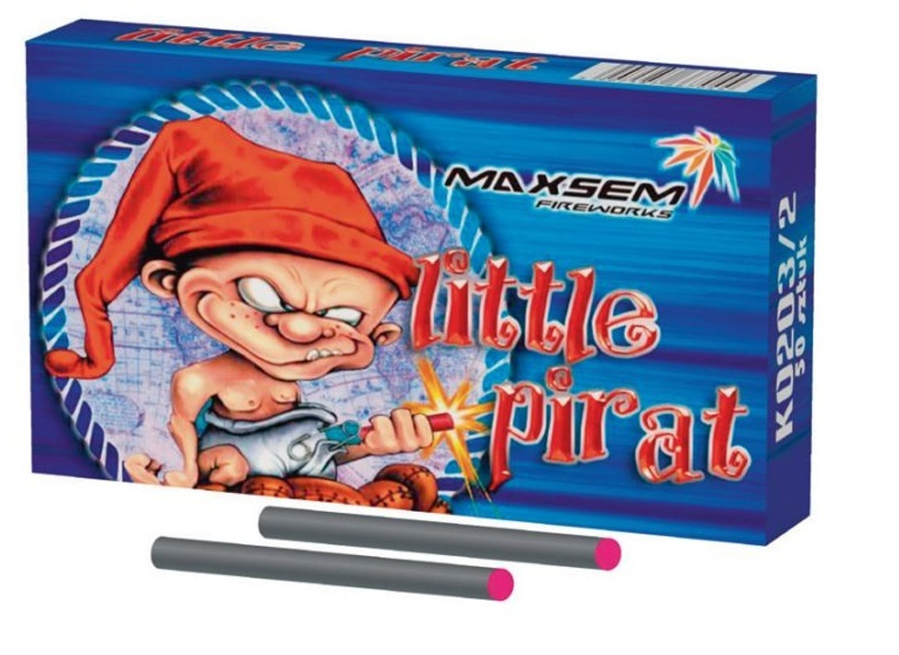 Петарды терочные "Little Pirat" K0203/2 к-т 50шт