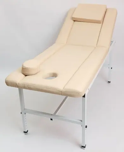 Cтол стационарный массажный с прошивкой Masscomplekt 190/70 с регулировкой высоты от производителя с доставкой по России курьером до адреса