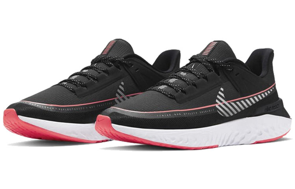 Nike Legend React 2 Shield Black Metallic Silver
