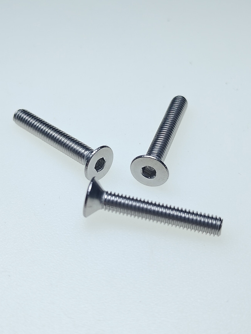 4х25 Винт потай с внут.шестигр. нерж. А2-70 DIN7991 (40 шт.)