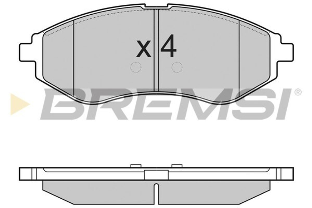 BREMSI - BP3111-BMS - Brake Pad Set, disc brake