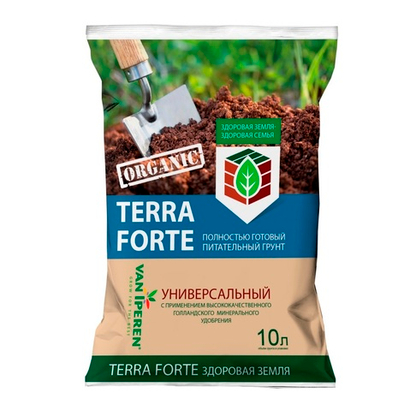 Грунт Terra Forte® универсальный+удобрения Ван Иперен (10л)