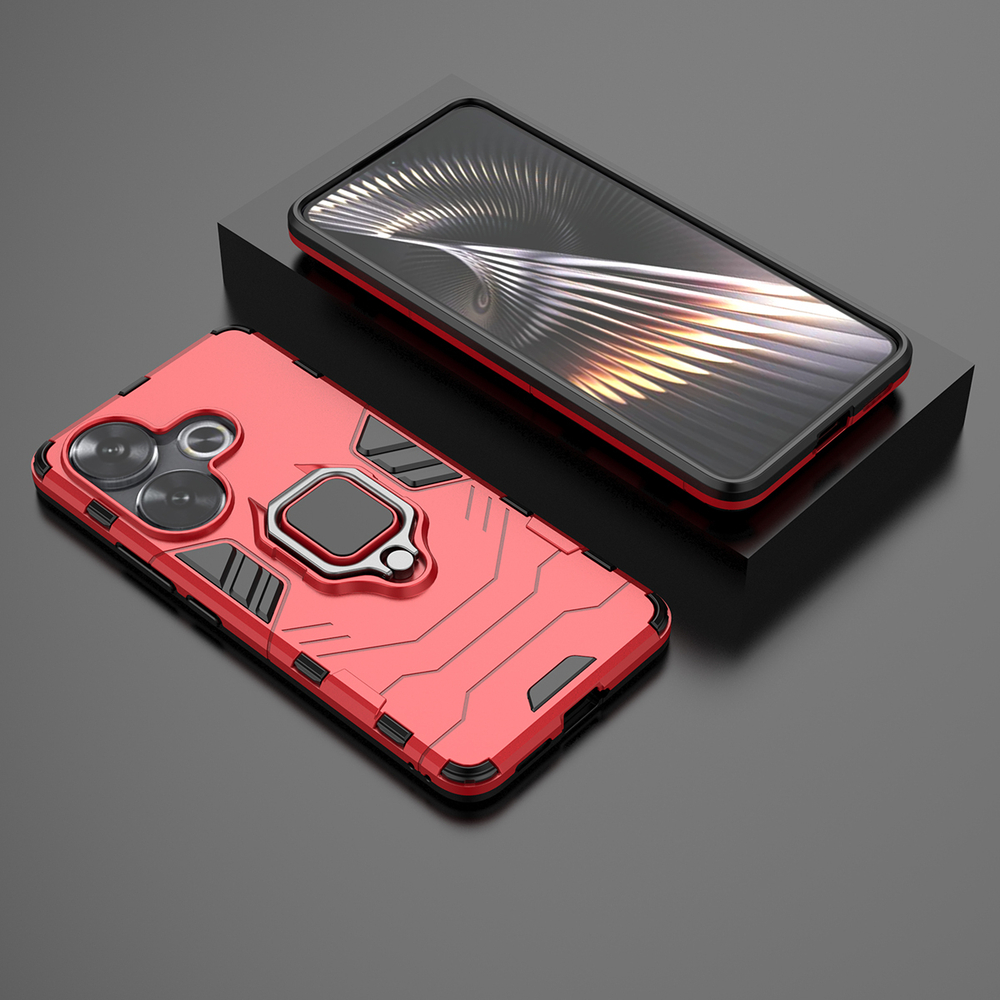 Противоударный чехол с кольцом Panther Case для Poco F6