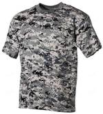 Футболка MFH US T-Shirt, 170g/m², камуфляж - Digital Urban