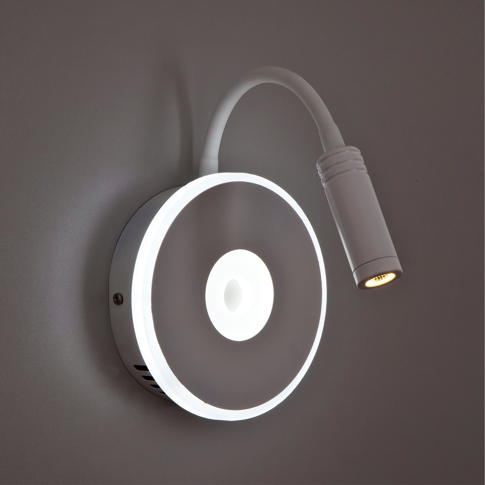 Настенный светодиодный светильник LED4U L8102-2 WH