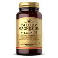 Solgar, Calcium Magnesium Plus D3, 150 Tablets | Kalsiy-magniy + D3 vitamini, 150 tabletka