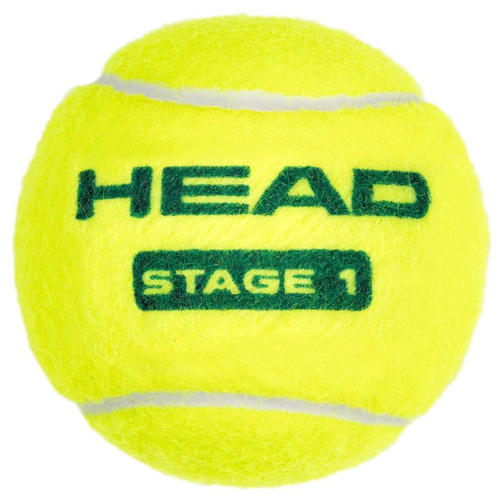 Juniorskie pilki tenisowe Head Stage 1 Green 3B