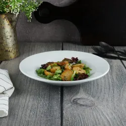Тарелка глубокая 200 мл d 23 см h3,5 см белая фарфор Glory Eco P.L. Proff Cuisine [4]