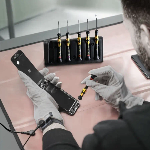 Набор отвёрток для ремонта мобильных телефонов Kraftform Micro 6 ESD WERA 05030182001