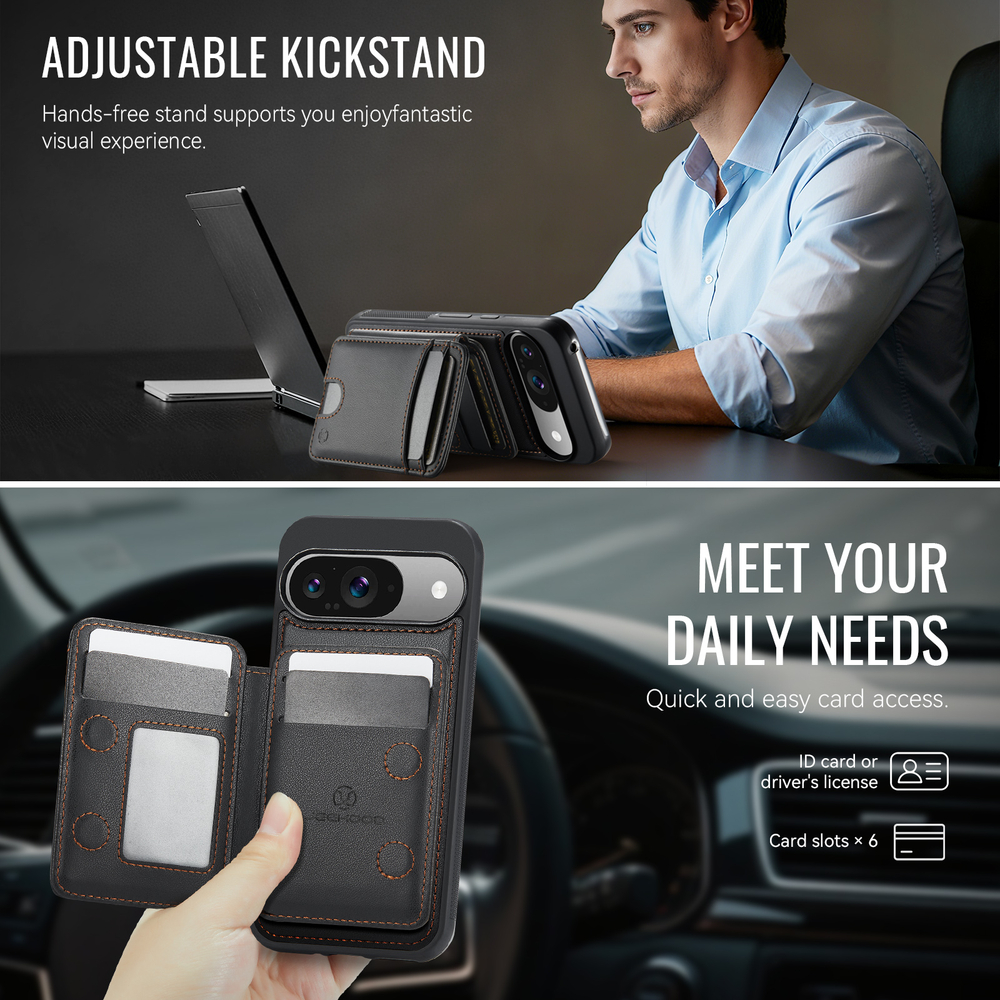 Чехол CaseMe Cardholder 2 in 1 Google Pixel 10/Pixel 10 Pro