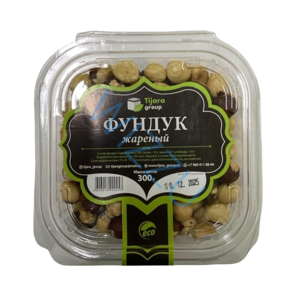 Фундук жареный 300г Тижара, шт