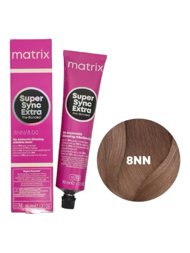 Matrix Super Sync Extra Pre-Bonded 8NN/8.00 Светлый блондин глубокий натуральный 90 мл.