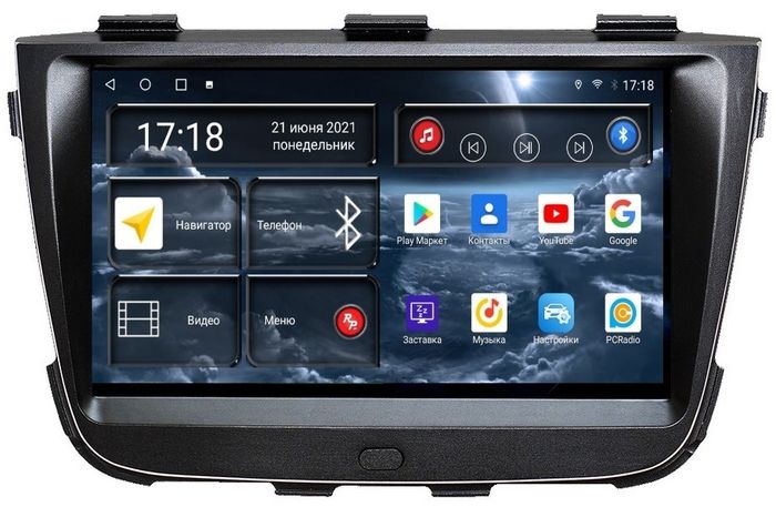 Магнитола для KIA Sorento 2 XM 2012-2020 с экраном климата снизу - Redpower 71042S Android 10, Быстрая, CarPlay, SIM-слот