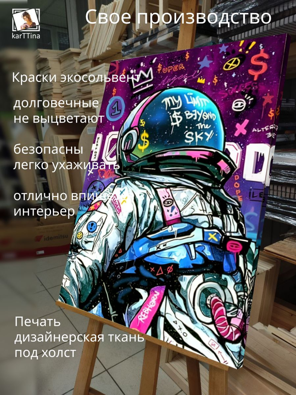 Картина на стену "Космос" 50х70см 1шт.
