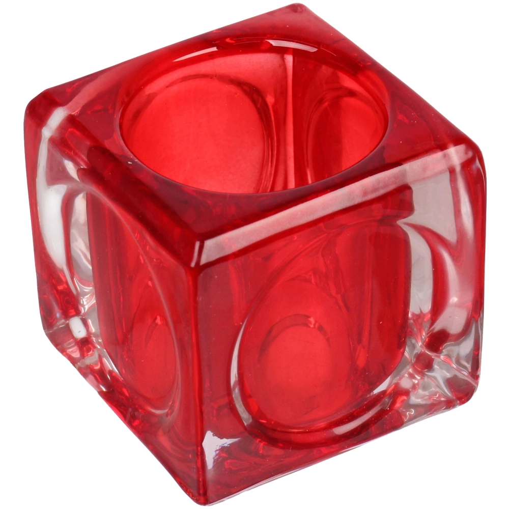 Подсвечник «ICE» 5*5 см, Рубин