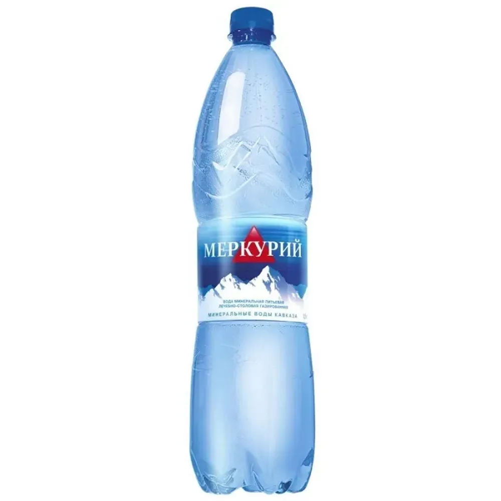 Вода минеральная Меркурий 1л  ПЭТ газ