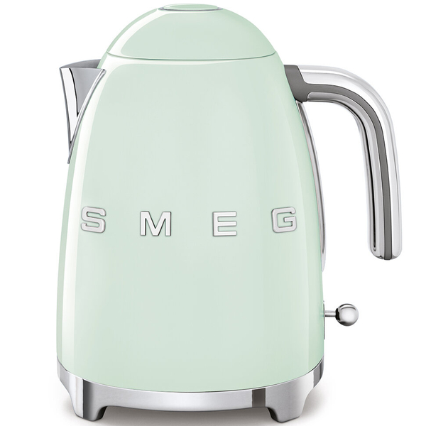 Чайник 1.7л Smeg Стиль 50-х годов 3D пастельный зеленый