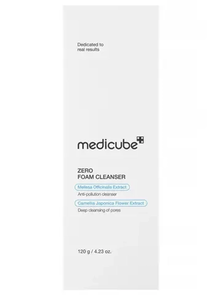 Medicube Глубокоочищающая пенка с экстрактом айвы и мелиссы для сужения пор Zero Foam Cleanser 120 гр
