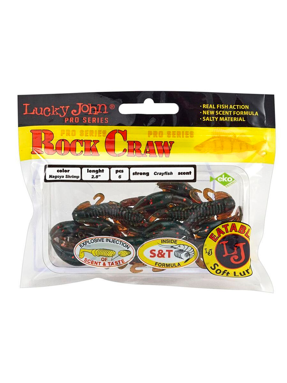 Твистеры съедобные LJ Pro Series ROCK CRAW 2.0in (05.10)/052 10 шт. в упак.