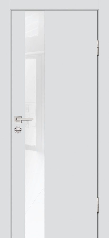 Дверь P-10 / Цвет Агат / белоснежный лакобель / Двери PROFILO PORTE Дверь P-10 / Цвет Агат / белоснежный лакобель / Двери PROFILO PORTE