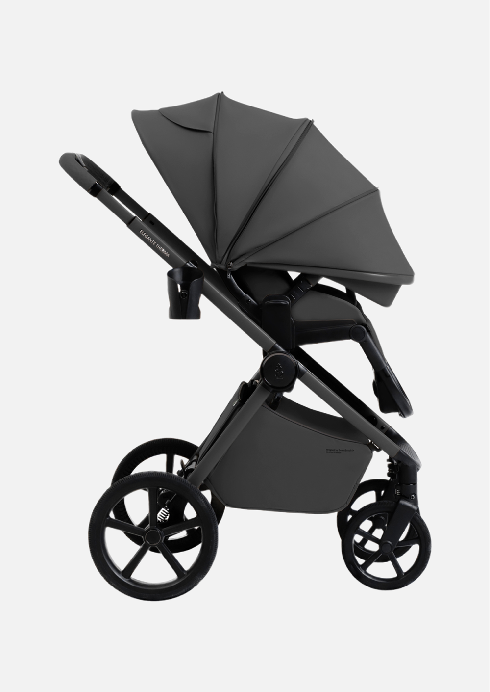 Sweet Baby Коляска 2 в 1 SBL Elegante Therma (Colore) Dark Grey