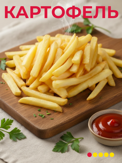 Картофель фри 7х7 мм "Fine Food" 2,5 кг