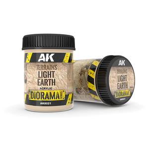 Паста для моделирования AK Interactive Terrains Light Earth 250ml