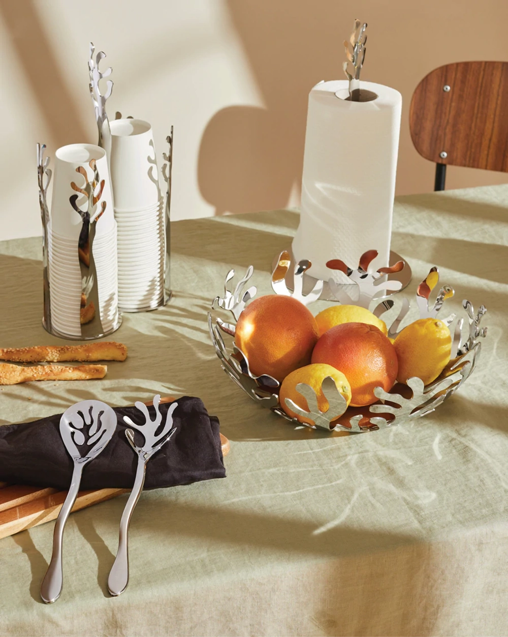 Alessi Салфетница Mediterraneo, полированная ESI18