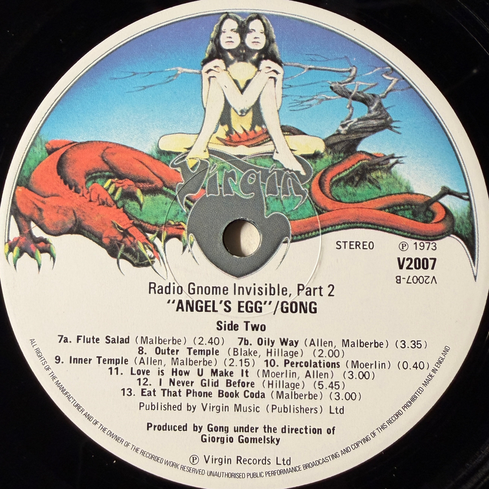 Gong ‎– Angel's Egg (Англия 1974г.)