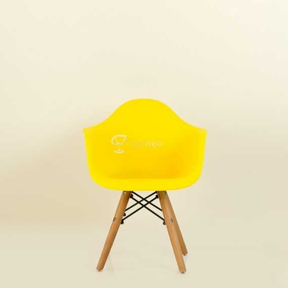 Кресло детское Barneo N-2 Eames Style цвет желтый
