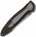 K1660OL Leek - нож склад., алюм. рук-ть оливк.,клинок Sandvik 14C28N