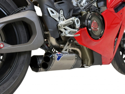 D23509440ITA TERMIGNONI TITANIUM LOWER SLIP-ON SILENCER KIT (P V4, SF V4 2025)
