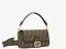 Жаккардовая тканевая сумка Fendi FF