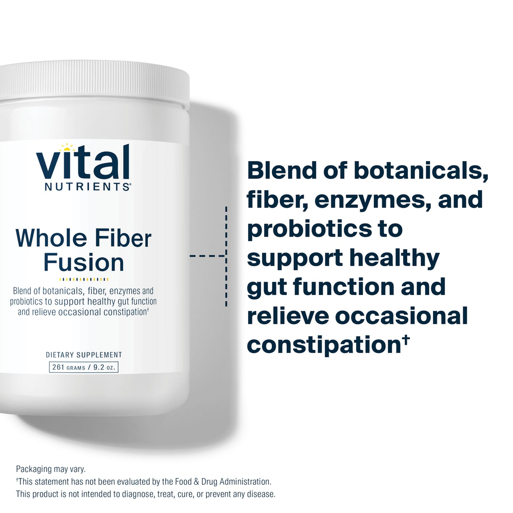 Vital Nutrients, Whole Fiber Fusion, комплекс из цельных волокон, 261 г (9,2 унции)