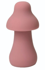 Розовый перезаряжаемый клиторальный стимулятор-грибочек Protruding Mushroom (Цвет: розовый)
