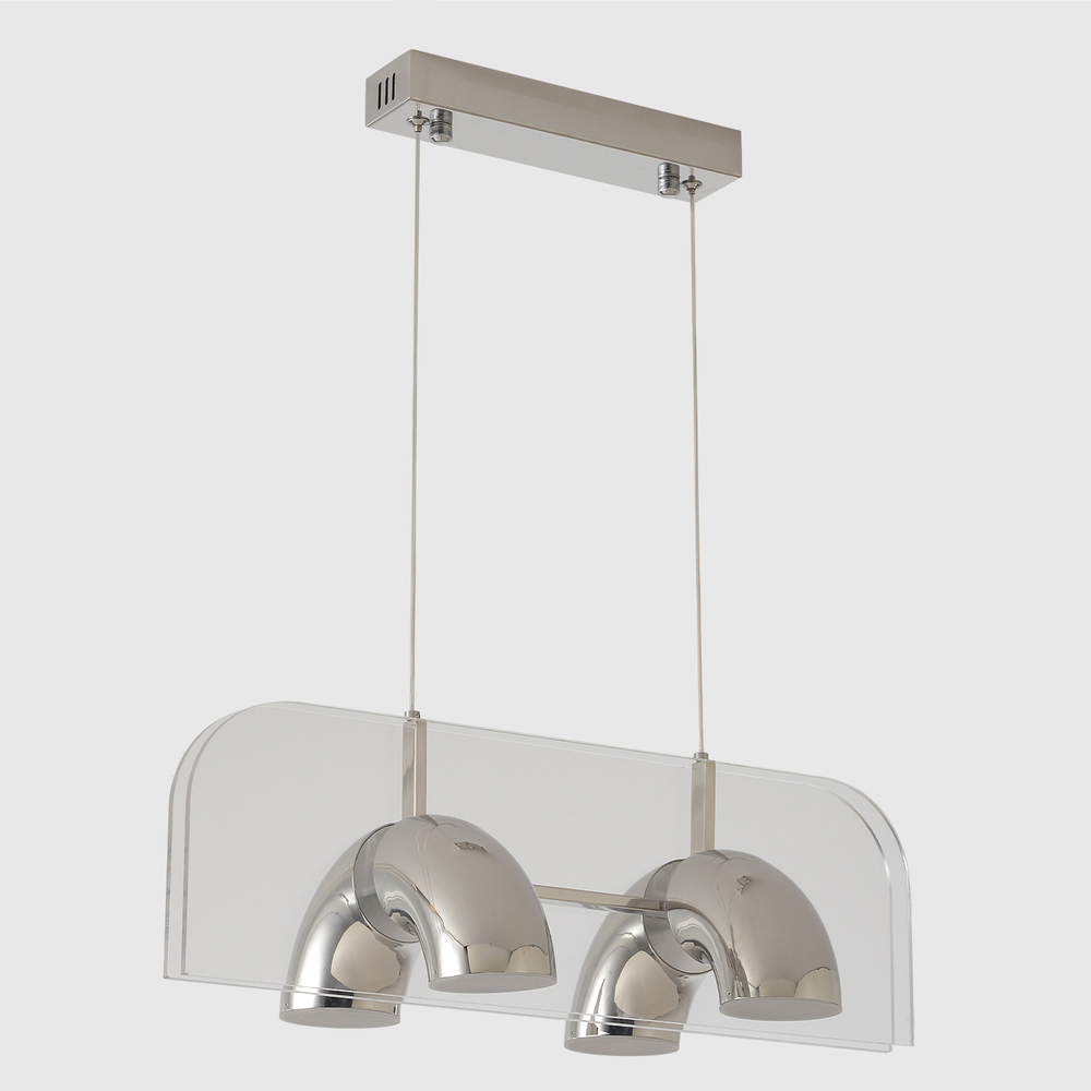 Подвесной светодиодный светильник Crystal Lux ELEMENT SP24W LED CHROME
