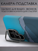 Дизайнерский чехол для SAMSUNG GALAXY S23 ULTRA с камерой-подставкой и MagSafe