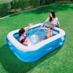 Бассейн надувной 200*146*48 см Blue Rectangular Family Bestway (54005)