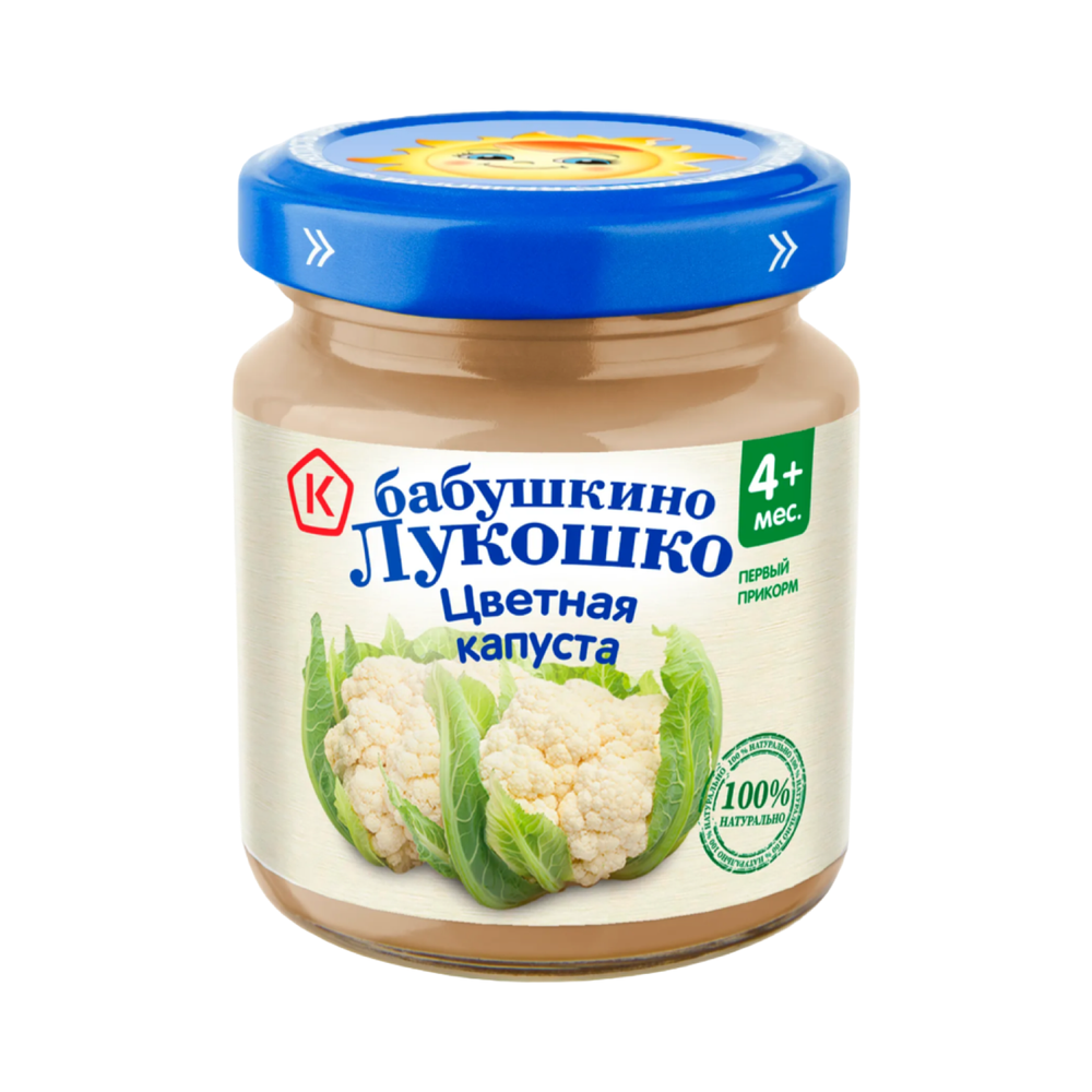 Пюре Бабушкино лукошко 100г Цветн капуста