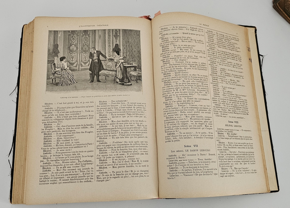 "Театр. La fille de Jorio: tragédie pastorale en 3 actes, de m. Gabrielle dAnnunzio traduite par G. Hérelle". 1905 г.