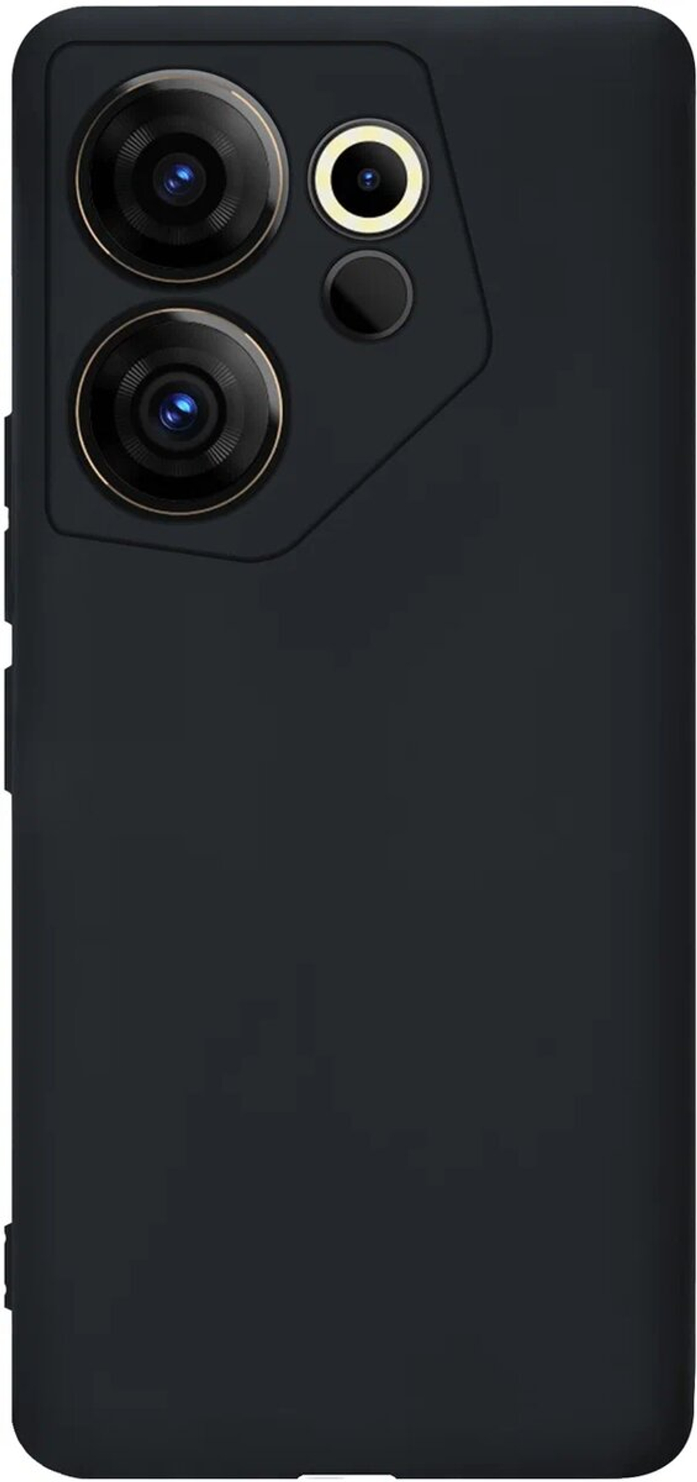 Мягкий Soft Touch чехол из силикона для TECNO CAMON 20 PREMIER с бархатной подкладкой