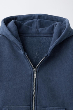 ZARA ХУДИ НА МОЛНИИ, СИНИЙ