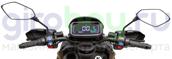 Электроскутер GT Tank 3000W (72V/60Ah) - Чёрный с кофром, обновленная версия фото №11