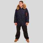 Парка Alpha Industries N-3B Slim Fit Replica Blue (Синяя)