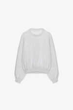 Basit pamuklu sweatshirt - ZARA